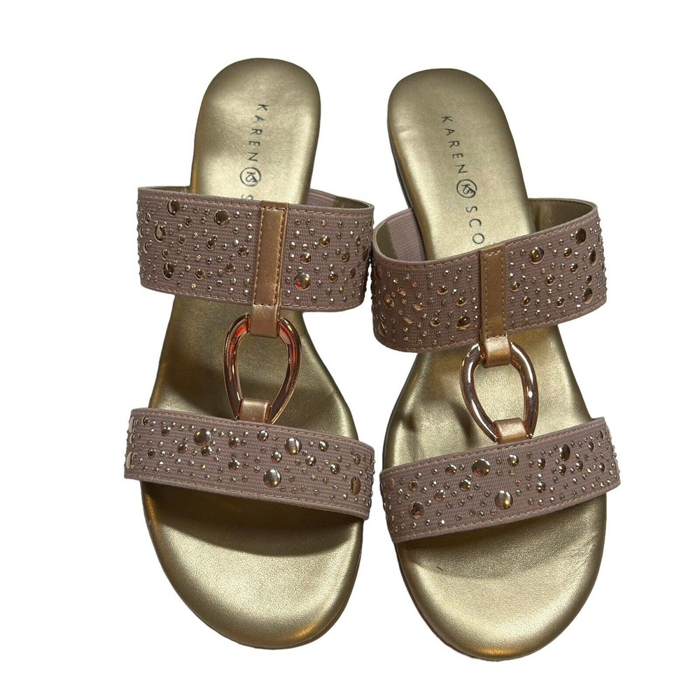 Karen Scott Eanna Rose Sandal 8 New